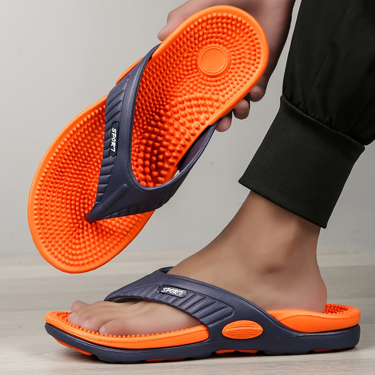 ACUPRESSUURMASSAGE SLIPPERS – LICHTE ANTISLIP ZOMERSANDAALEN